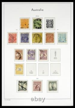 AUSTRALIA 1913-1995 Used with Antartica Cocos in 4 Albums Stamp Collection