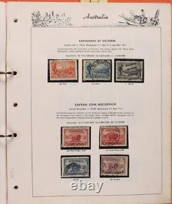 AUSTRALIA 1913-65 near comp collection in Seven Seas illustrated album. (380)