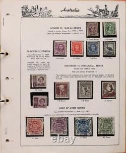 AUSTRALIA 1913-65 near comp collection in Seven Seas illustrated album. (380)