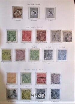 AUSTRALIA Stanley Gibbons hinge-less Specialty album Stamp Collection c. V. $725