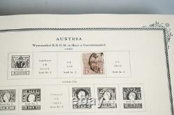AUSTRIA 1850s-1970s COLLECTION OF 700+ STAMPS MINT & USED STORED IN SCOTT ALBUM