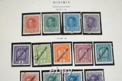 AUSTRIA 1850s-1970s COLLECTION OF 700+ STAMPS MINT & USED STORED IN SCOTT ALBUM