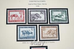 AUSTRIA 1880s-1970s COLLECTION OF 470+ STAMPS MINT & USED STORED IN ALBUM