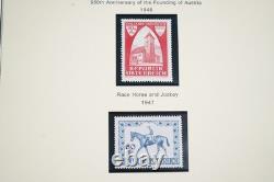 AUSTRIA 1880s-1970s COLLECTION OF 470+ STAMPS MINT & USED STORED IN ALBUM