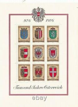 AUSTRIA 1955 to 2001 47 YEARS MINT/NH, Excellent Collection in ALBUM