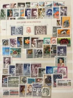 AUSTRIA 1956 to 2001 Many Years Complete Nice Collection MNH in ALBUM