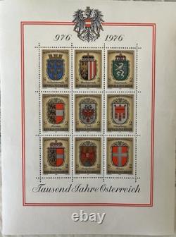 AUSTRIA 1956 to 2001 Many Years Complete Nice Collection MNH in ALBUM