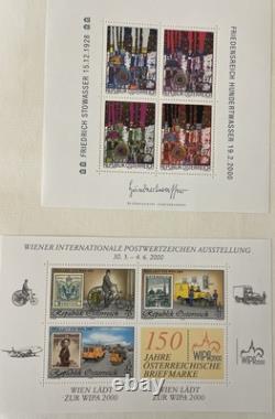 AUSTRIA 1956 to 2001 Many Years Complete Nice Collection MNH in ALBUM