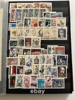 AUSTRIA 1960 to 2001 42 YEARS MINT/NH, Nice Collection in ALBUM Excellent