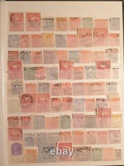 Accumulation in Album All Australian States, Colonies Stamps