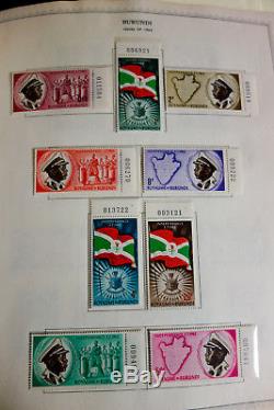 African Nations Mint NH Stamp Collection in Album