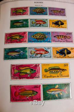 African Nations Mint NH Stamp Collection in Album