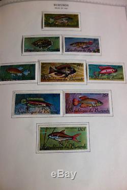 African Nations Mint NH Stamp Collection in Album