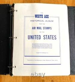 Air Mail Collection in White Ace Album with Dust Cover CV $874.15