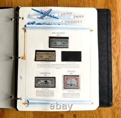 Air Mail Collection in White Ace Album with Dust Cover CV $874.15