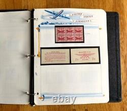 Air Mail Collection in White Ace Album with Dust Cover CV $874.15