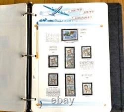 Air Mail Collection in White Ace Album with Dust Cover CV $874.15