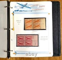 Air Mail Collection in White Ace Album with Dust Cover CV $874.15