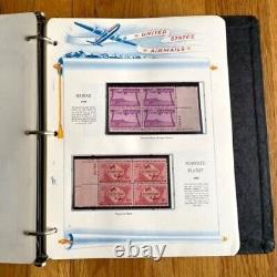 Air Mail Collection in White Ace Album with Dust Cover CV $874.15