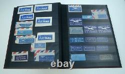 Air Mail Par Avion Priority Registered Postage Envelope Package Label Collection