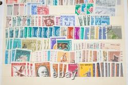 Albania Collection Of 825+ Stamps Mint & Used In An Album On Stock Pages