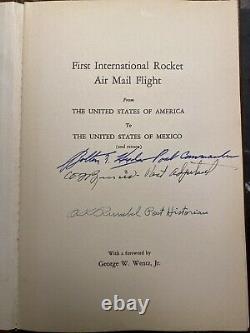 Album USA First Flight International Rocket Mail Reynosa Mexico Collection Lot