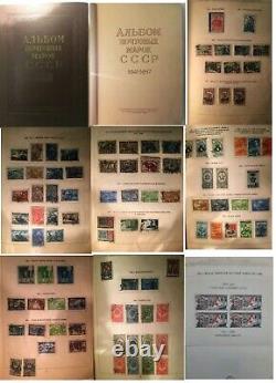 Album With Stamps Of The Ussr 1941-1957. Full Collection, Lot Stamps, 120 Sheet