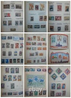 Album With Stamps Of The Ussr 1941-1957. Full Collection, Lot Stamps, 120 Sheet