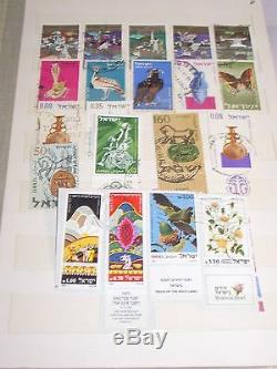 Album stamp collection Middle East Israel with Israeli Munich Memorial 1972