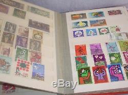 Album stamp collection Middle East Israel with Israeli Munich Memorial 1972