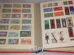 Album stamp collection Middle East Israel with Israeli Munich Memorial 1972