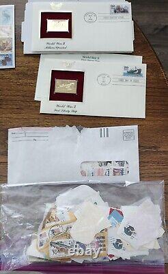 AlbumS, WW Stamps, Nation Collections, Sheets, 1st Day Of Issue, Mint Sets, Comm. Sets