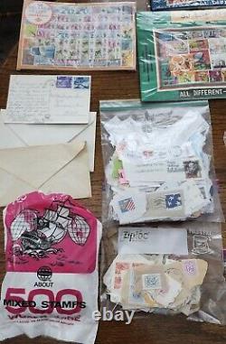 AlbumS, WW Stamps, Nation Collections, Sheets, 1st Day Of Issue, Mint Sets, Comm. Sets