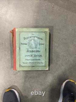 All Nations Postage Stamp Album United States & Foreign & Around The World