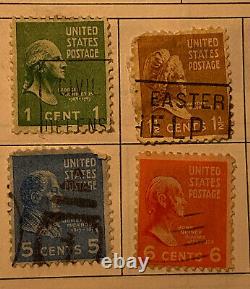 All Nations Postage Stamp Album United States George Washington Green 1 cent