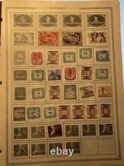 All Nations Postage Stamp Album United States George Washington Green 1 cent