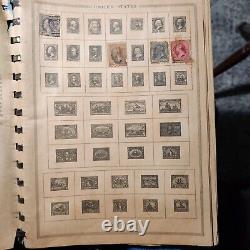 All Nations Postage Stamp Album United States VINTAGE