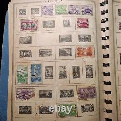 All Nations Postage Stamp Album United States VINTAGE