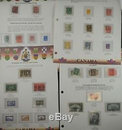 Amazing Canada Stamp Collection in Almost Full Unity Album 1851-1992+BOB