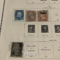 Amazing Us Stamp Lot On Album Pages Great Christmas Gift For Grandparents
