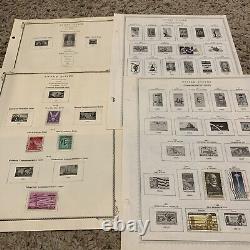 Amazing Us Stamp Lot On Album Pages Great Christmas Gift For Grandparents