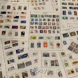 Amazing Us Stamp Lot On Nearly Complete Album Pages