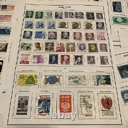 Amazing Us Stamp Lot On Nearly Complete Album Pages