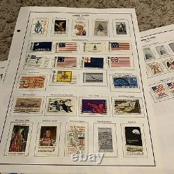 Amazing Us Stamp Lot On Nearly Complete Album Pages