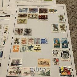 Amazing Us Stamp Lot On Nearly Complete Album Pages