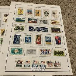 Amazing Us Stamp Lot On Nearly Complete Album Pages