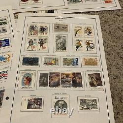 Amazing Us Stamp Lot On Nearly Complete Album Pages