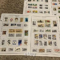 Amazing Us Stamp Lot On Nearly Complete Album Pages