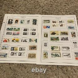 Amazing Us Stamp Lot On Nearly Complete Album Pages