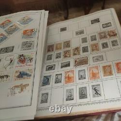 Amazing worldwide stamp collection in 1959 minkus album. 1882 forward. Vintage +